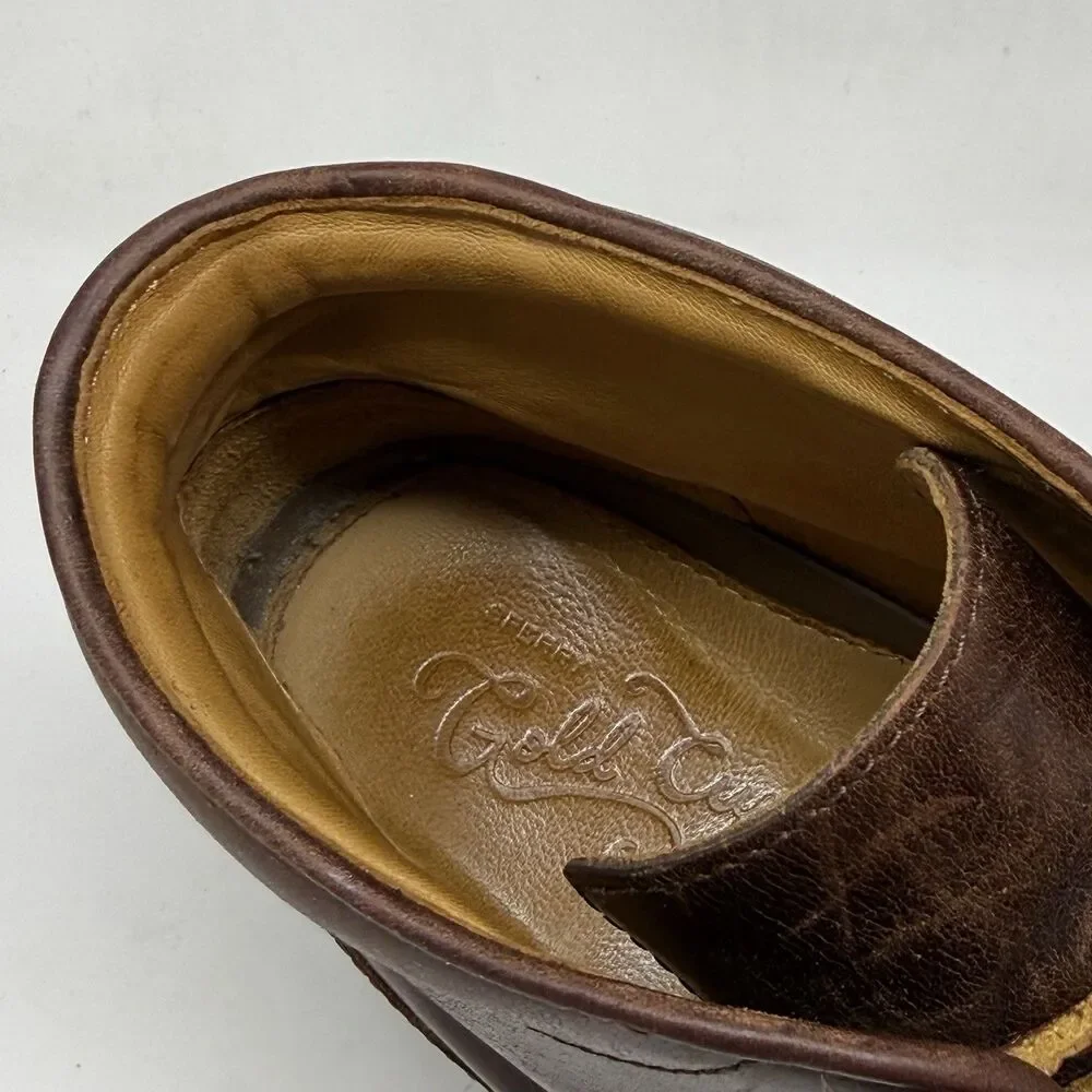 Sperry Gold Cup Chukka Boots Mens 11 M Brown Leather Crepe Sole Preppy Urban